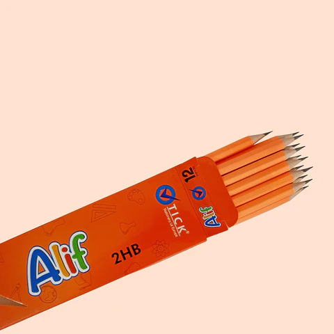 Orange Pencil 12-Pack