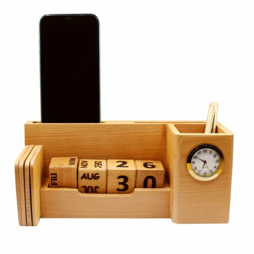 Wooden Desk Organizer