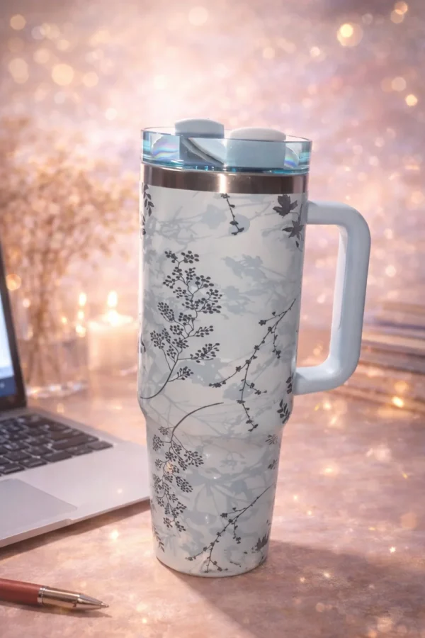 Floral Stainless Tumbler