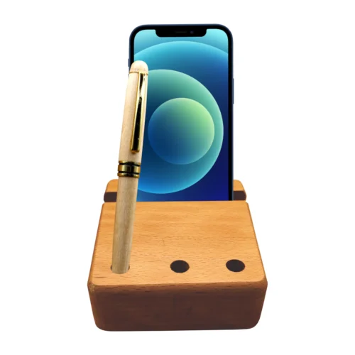 Wooden Pen Jar 