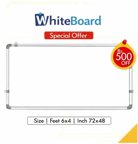 White Board 6 x 4 ft