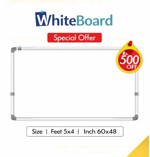 White Board 5 x 4 ft