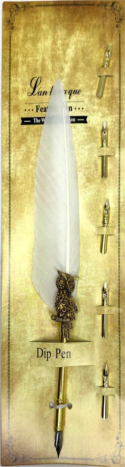 Feather Pen Set-5 Nibs