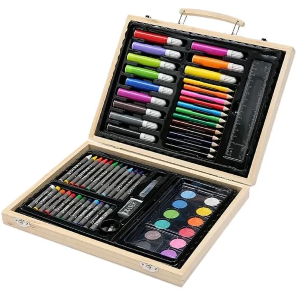 Wooden Art Kit 68pcs